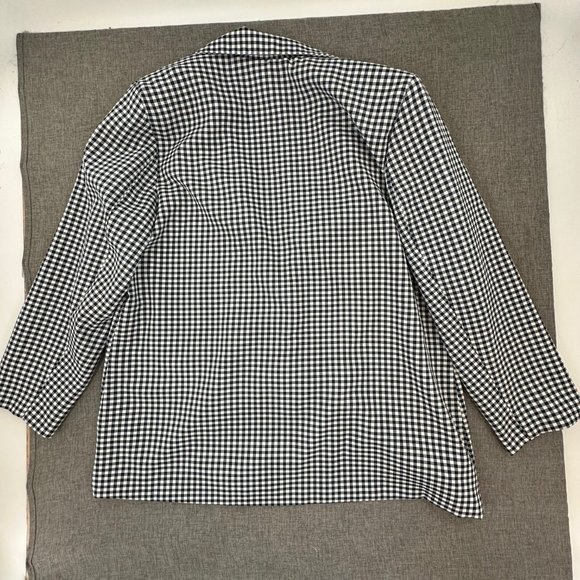Vintage Bedford‎ Fair Lifestyles Checkered Blazer Jacket 18W Lined Made in USA - Picture 11 of 15